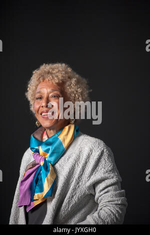 Edinburgh, Regno Unito. 20 agosto 2017. Margo Jefferson che compaiono all'Edinburgh International Book Festival. Credito: Lorenzo Dalberto/Alamy Live News Foto Stock