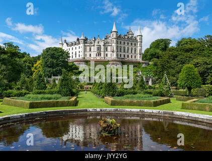 Dunrobin Castle, Sutherland, Highlands scozzesi, Scotland, Regno Unito Foto Stock