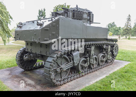 US M5A1 Stuart serbatoio di luce Foto Stock