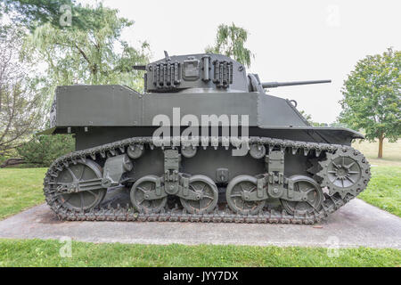 US M5A1 Stuart serbatoio di luce Foto Stock