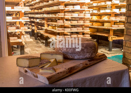 Gardsmat fattoria di formaggio Hitra Isola Trøndelag Norvegia Europa Foto Stock