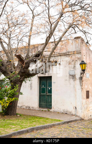 Vecchia casa in Colonia del Sacramento, Uruguay. Patrimonio mondiale dell UNESCO Foto Stock