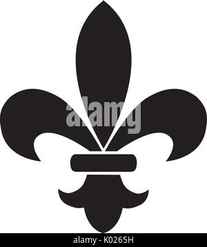 Illustrazione vettoriale di Fleur de Lis flower Illustrazione Vettoriale