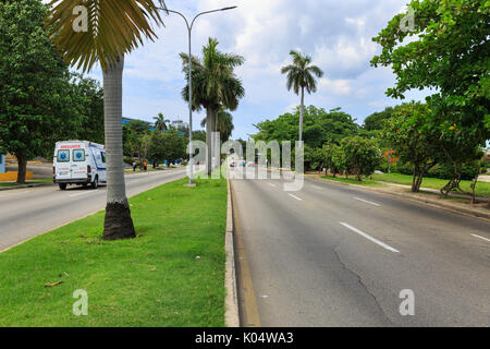 Avenida de la Independencia avenue , l'Avana, Cuba Foto Stock