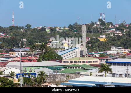 Limon Costa Rica. Corazon de Jesus Cattedrale. Foto Stock