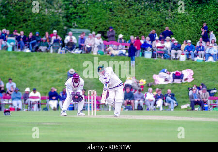 West Indies v dello Zimbabwe a Arundel Castle Cricket Ground Foto Stock