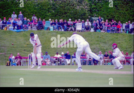 West Indies v dello Zimbabwe a Arundel Castle Cricket Ground Foto Stock