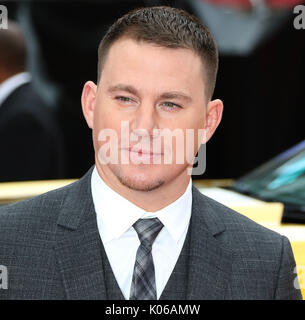 Londra, Regno Unito. 21 Ago, 2017. Channing Tatum, Logan fortunato - UK Film Premiere, Leicester Square, Londra, Regno Unito, 21 agosto 2017, Foto di Richard Goldschmidt Credito: ricca di oro/Alamy Live News Foto Stock