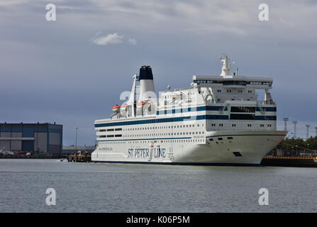 MS la Principessa Maria, San Pietro linea, ormeggiata a Helsinki Foto Stock