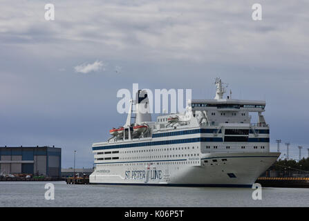 MS la Principessa Maria, San Pietro linea, ormeggiata a Helsinki Foto Stock