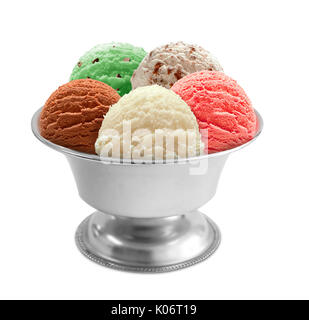 Coppa di gelato Foto Stock