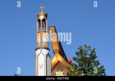 SUKYO MAHIKARÌ Nuova religione mondiale sede Takayama, GIAPPONE Foto Stock