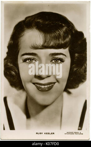 Ruby Keeler (1909 1993) cantante americana e ballerino, una volta che la moglie di Al Jolson data: Foto Stock