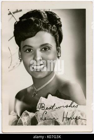 Lena Horne Foto Stock