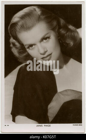 Janis Paige Foto Stock