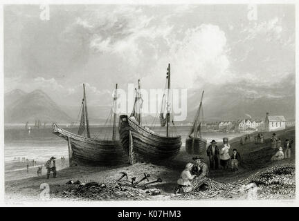 SPIAGGIA DI ALLONBY Foto Stock