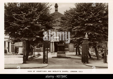 Wesley's Chapel, City Road, Londra Foto Stock