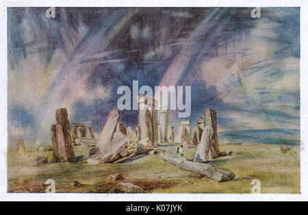 Stonehenge, Wiltshire, di John Constable Foto Stock