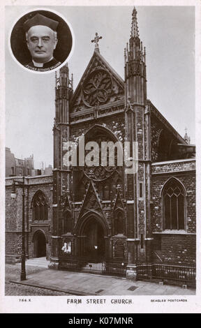 Chiesa cattolica romana, Farm Street, Mayfair, Londra Foto Stock