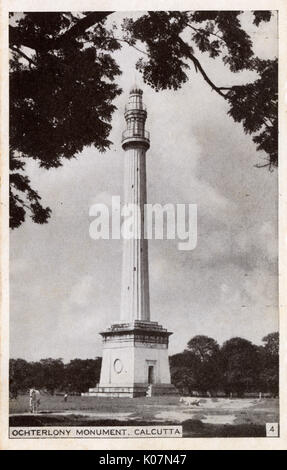 Monumento di Ochterlony, Kolkata, India Foto Stock