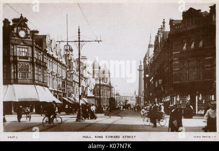 King Edward Street, Hull, East Riding of Yorkshire Foto Stock