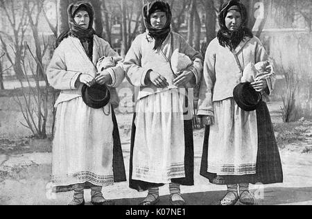 Donne arruolate nel Battaglione delle Donne, Russia, WW1 Foto Stock