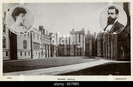 Arundel Castello, casa del Duca e Duchessa di Norfolk Foto Stock