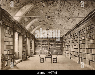 Biblioteca a Park Abbey, Heverlee, Belgio Foto Stock