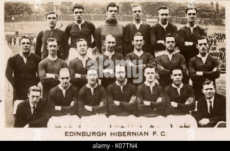 Edinburgh Hibernian FC squadra di calcio c 1922-1923 Foto Stock