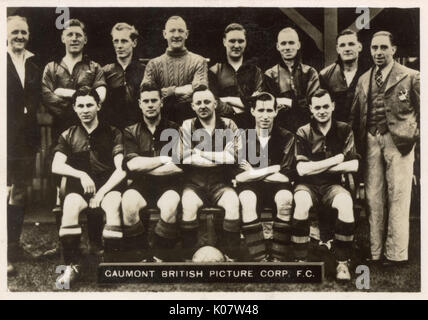 Gaumont British Picture Corp squadra di calcio FC 1936 Foto Stock