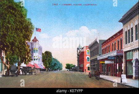 I Street, Colton, San Bernardino County, California, Stati Uniti Foto Stock