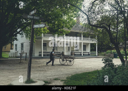 Black Creek Pioneer Village, Toronto, Ontario, Canada Foto Stock