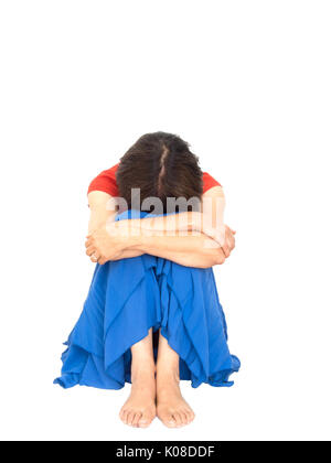 Donna matura, tristezza, depressione. Foto Stock