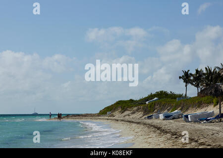 Meliá Marina Varadero's Beach, Cuba un isola dei Caraibi nazione sotto il dominio comunista Foto Stock