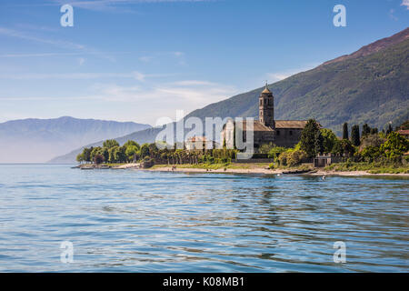 L'Italia, Lombardia, Lago di Como, chiesa di Santa Maria del Tiglio e San Vincenzo Gravedona Foto Stock