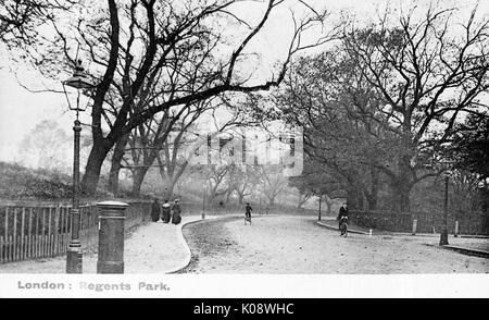 Scena ai margini di Regents Park, Londra Foto Stock