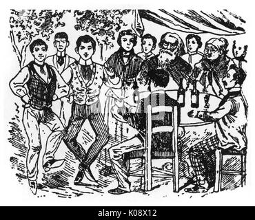 Posada, Song, la Jota Aragonesa Foto Stock