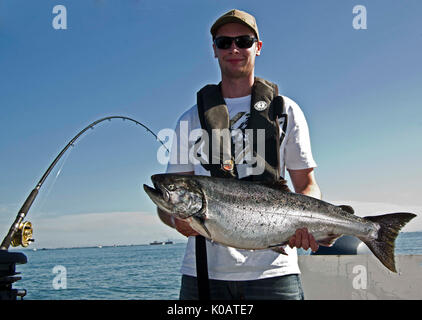 Salmone a molla Foto Stock