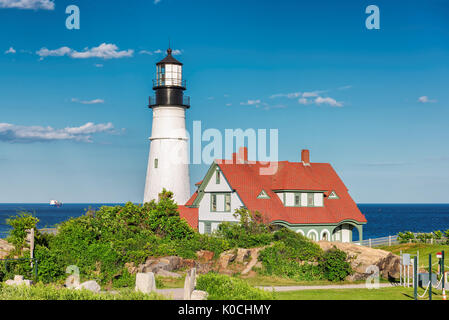 Il Portland Head Lighthouse Foto Stock