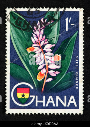 Il Ghana francobollo Foto Stock