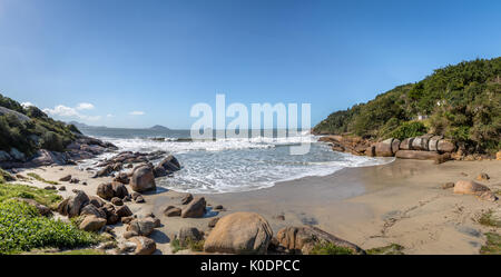 Prainha a Barra da Lagoa area di Lagoa da Conceicao - Florianopolis, Santa Catarina, Brasile Foto Stock