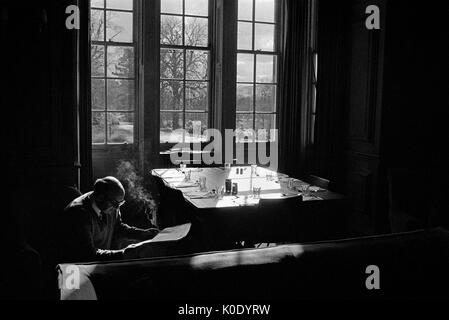 Aberlour House School. A pagamento Private Boarding School. Alimentatore preparatoria scuola per Gordonstoun. Personale di sala. Foto Stock