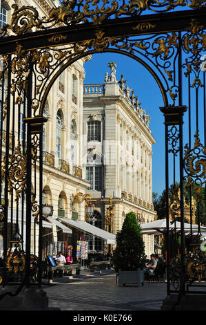 Nancy (Francia nord-orientale): 'Place Stanislas' piazza nel centro storico Foto Stock