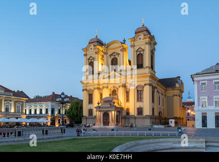 Di San Giorgio e cattedrale (il Duomo), Union Square, Timisoara, Romania Foto Stock