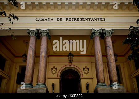 CAMARA DE REPRESENTANTES (Camera dei rappresentanti), Calle DE LOS OFICIOS, capitale Havana a Cuba, Foto Stock