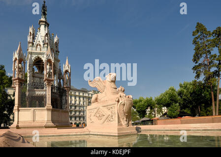 Ginevra Svizzera, il Monumento Brunswick costruire per commemorare la vita di Carlo II, duca di Brunswick Foto Stock