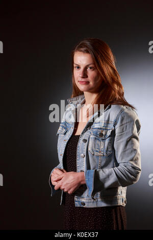 Edimburgo, Scozia il 22 agosto. Giorno 11 Edinburgh International Book Festival. Nella foto: Julie Buntin, viene dal nord del Michigan. Il suo lavoro è apparso in Atlantico, cosmopolita. Pak@ Mera/Alamy Live News. Foto Stock