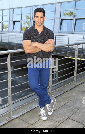 Amburgo, Germania, 23 Agosto, 2017. Daniel Rodic frequentando il " bad Cop - kriminell gut' photocall sulla posizione, Amburgo, Germania, 23.08.2017. Credito: Christopher Tamcke/Alamy Live News Foto Stock