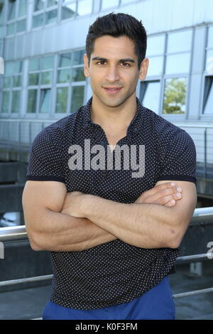 Amburgo, Germania, 23 Agosto, 2017. Daniel Rodic frequentando il " bad Cop - kriminell gut' photocall sulla posizione, Amburgo, Germania, 23.08.2017. Credito: Christopher Tamcke/Alamy Live News Foto Stock