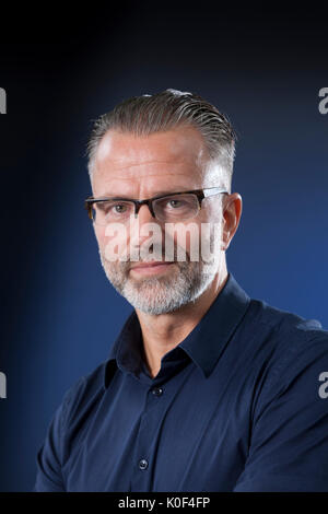 Edinburgh, Regno Unito. Il 23 agosto 2017. Thomas Enger, il norvegese autore del crimine, che appaiono alla Edinburgh International Book Festival. Gary Doak / Alamy Live News Foto Stock